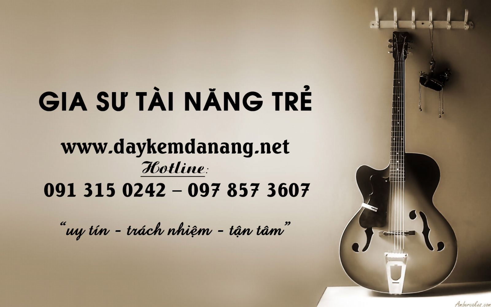 Dạy kèm môn guitar tại nhà